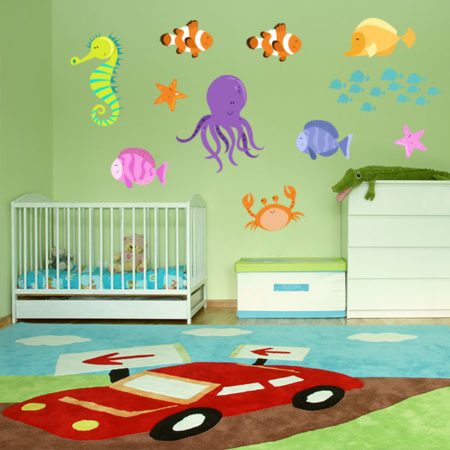 Underwater Animals Wall Decals | Wall Decal World