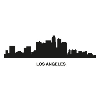 Los Angeles City Skyline Wall Decal | City Wall Decals